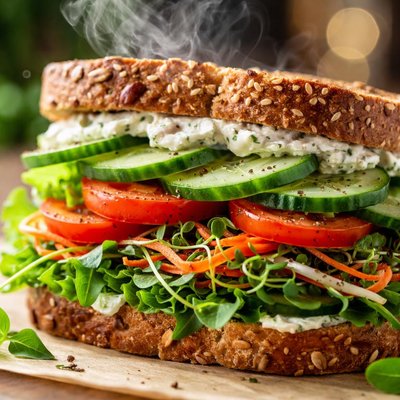 Image of Veggies Dream Cucumber Sandwich