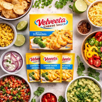 Image of Velveeta Cheese Sauce in the Microwave