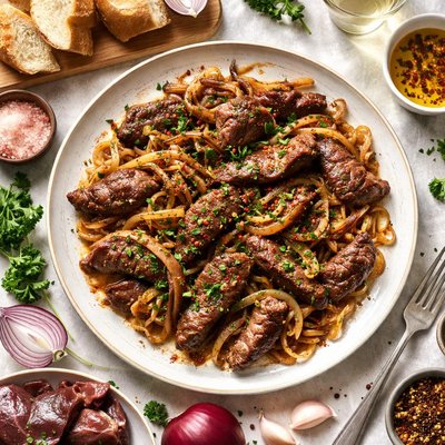 Image of Venetian Calf Liver and Onions
