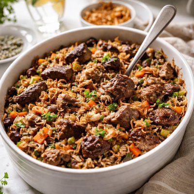 Image of Venison and Wild Rice Casserole