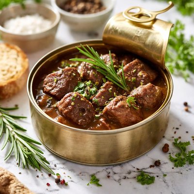 Image of Venison Beef Veal or Lamb Canned