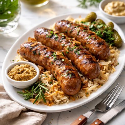 Image of Venison Bratwurst Sausage
