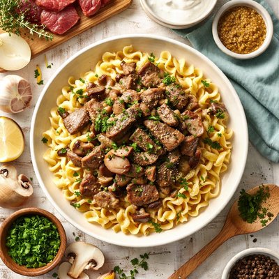 Image of Venison Stroganoff