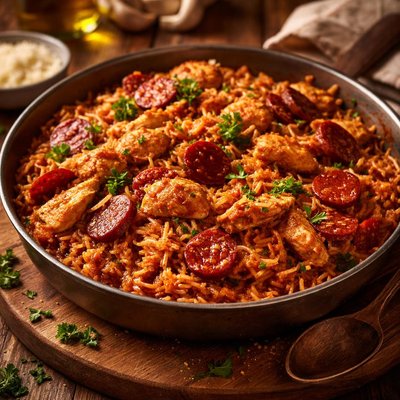 Image of Vermicelli with Chicken and Chorizo