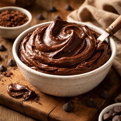 Image of Versatile Vegan Chocolate Frosting Dairy Free Egg Free