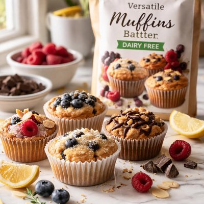 Image of Versitile Muffins Batter Dairy Free