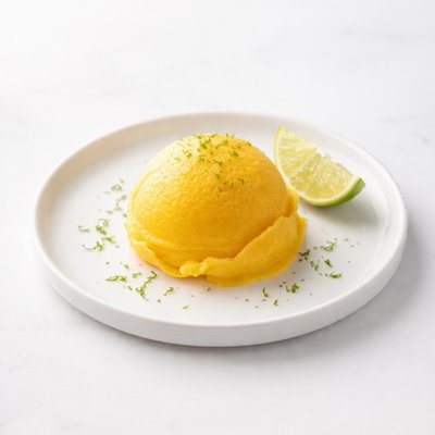 Image of Very Basic Mango Lime Sorbet