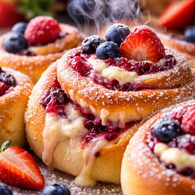Image of Very Berry Cheese Rolls