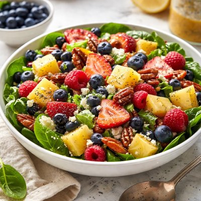 Image of Very Berry Pineapple Poppy Salad