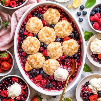 Image of Very Berry Sugar Cookie Cobbler
