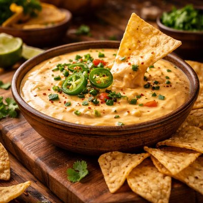Image of Very Creamy Cheese Dip for Nachos