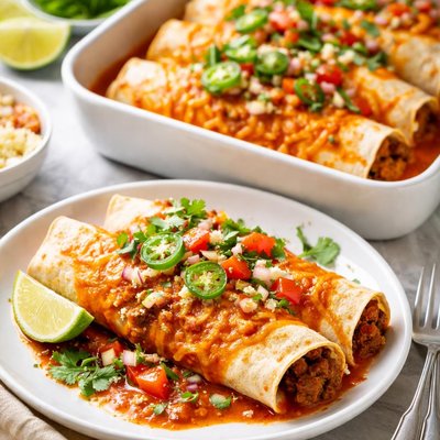 Image of Very Easy Beef Enchiladas