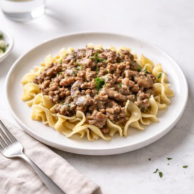 Image of Very Easy Hamburger Stroganoff