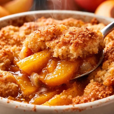 Image of Very Easy Peach Cobbler