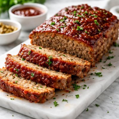 Image of Very Good Meatloaf with No Fillers Eggs or Bread Crumbs