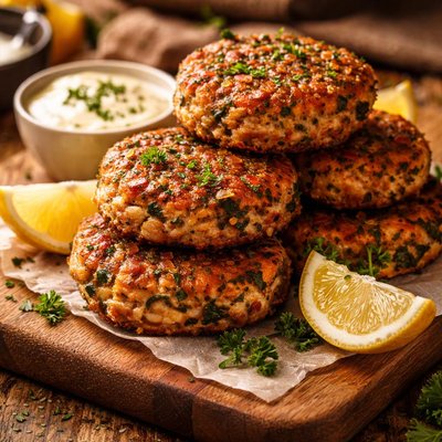Image of Very Healthy Salmon Cakes Patties