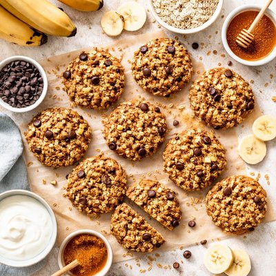 Image of Very Low Cal Banana Oat Cookies