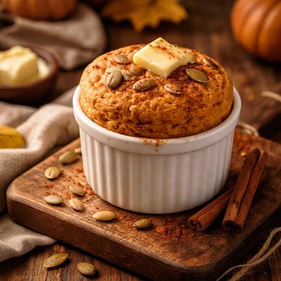 Image of Very Low Carb Pumpkin Muffin in a Minute Mim