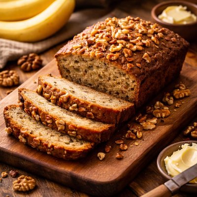Image of Very Moist Banana Nut Bread