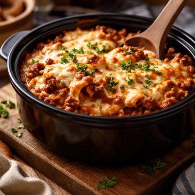 Image of Very Simple Crock Pot Lasagna