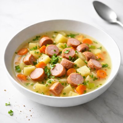 Image of Very Simple Hot Dog Soup