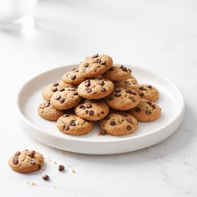 Image of Very Tiny Lower Fat Chocolate Chip Cookies