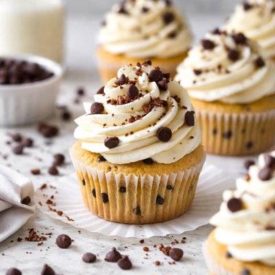 Image of Very Vanilla Chocolate Chip Cupcakes