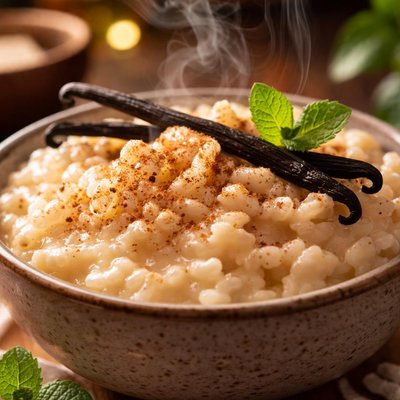 Image of Very Vanilla Rice Pudding