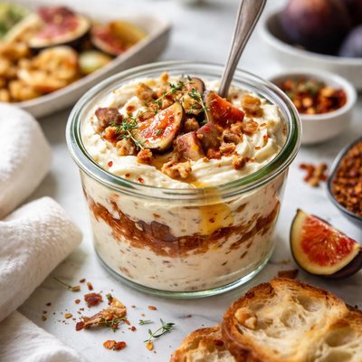 Image of Very Yummy Fig Jam and Cream Cheese Spread or Salad Dressing