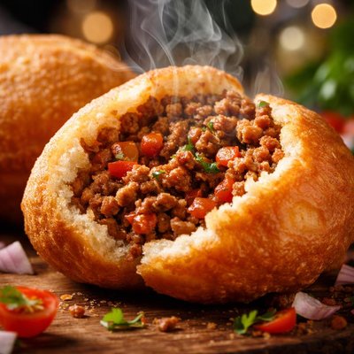 Image of Vetkoek with Meat Filling