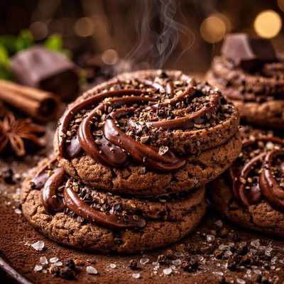 Image of Viennese Chocolate Pepper Cookies
