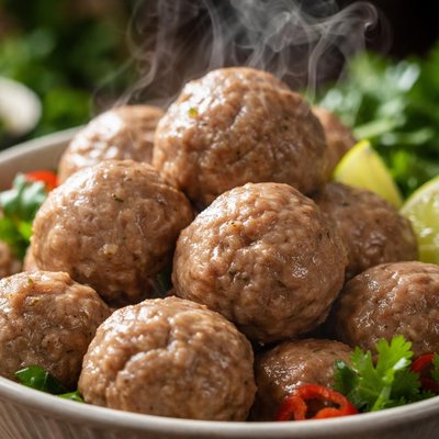 Image of Vietnamese Beef Balls Thit Bo Vien