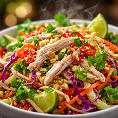 Image of Vietnamese Chicken Coleslaw Salad