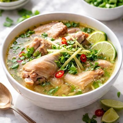 Image of Vietnamese Ginger Chicken Soup