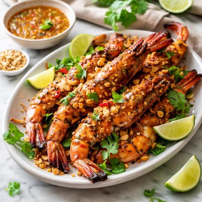 Image of Vietnamese Grilled Shrimp Tom Cang Nuong