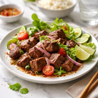 Image of Vietnamese Shaking Beef Bo Luc Lac
