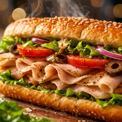 Image of Vinaigrette Turkey Sub