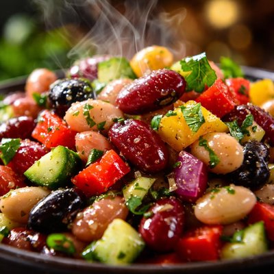 Image of Vinegar and Oil Bean Salad