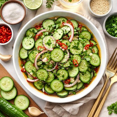 Image of Vinegar and Sugar Cucumber