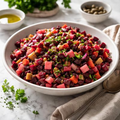 Image of Vinigret Salad Beet Vegetable Salad