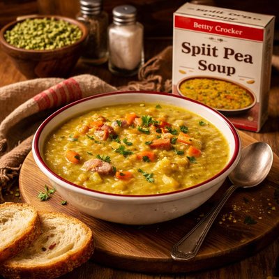 Image of Vintage Betty Crocker Split Pea Soup
