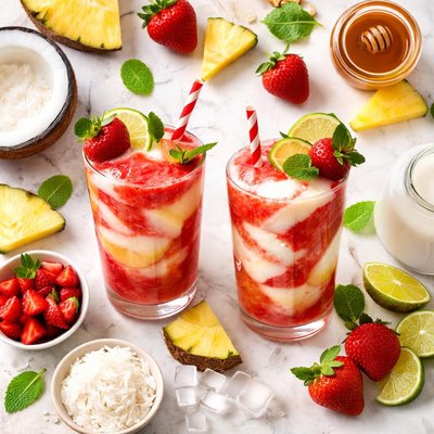 Image of Virgin Twisted Strawberry Colada