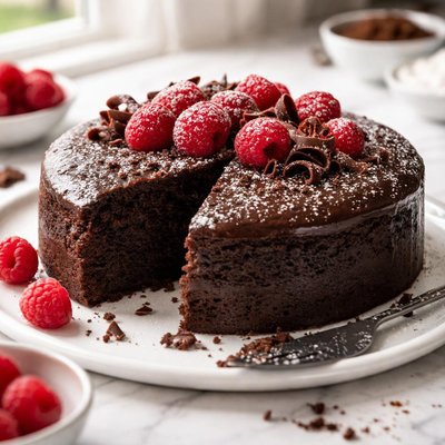 Image of Virtually Fat Free Chocolate Cake