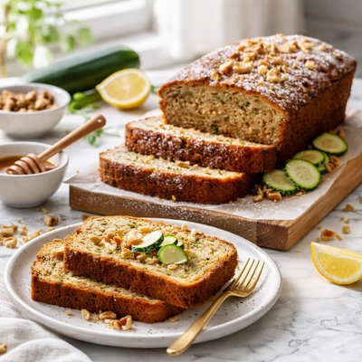 Image of Virtually Fat Free Zucchini Bread