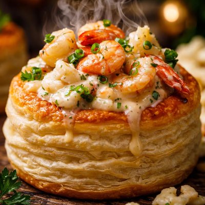 Image of Vol Au Vent of Louisiana Seafood