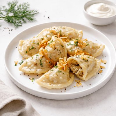 Image of Voreniki Perogies with Sauerkraut Filling