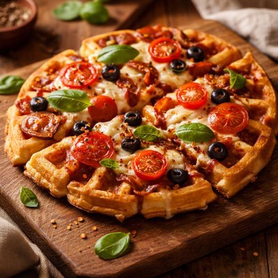 Image of Waffle Pizza Gluten Free