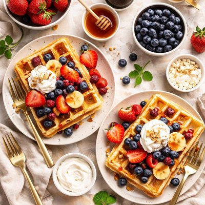 Image of Waffles for Two