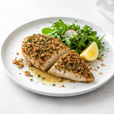 Image of Walnut and Herb Crusted Chicken