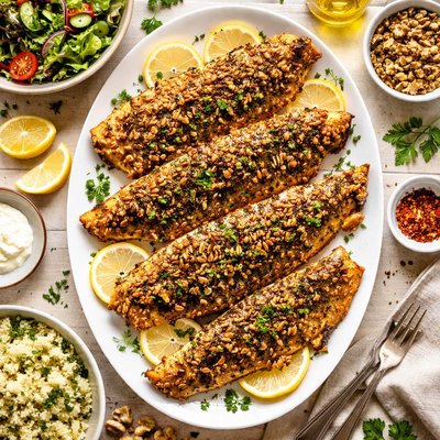 Image of Walnut Crusted Trout Fillets